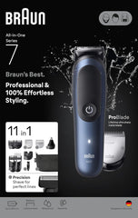 Braun All-In-One Series 7 Aio7540 11-In-1 Trimmer Body Grooming 120M Runtime