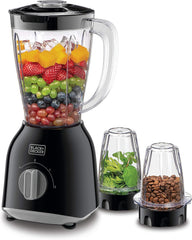 Black & Decker Blender 400W 5 Blender With 2 X Grinder Mills,