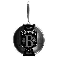 Berlinger Haus Eternal Stainless Steel Wok 28cm Non-Stick Scratch-Proof Inox