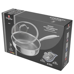 Berlinger Haus Eternal Deep Frypan with Lid 24cm Non-Stick Inox
