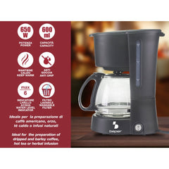 Beper Drip Coffee and Barley Machine 600ML