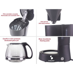 Beper Drip Coffee and Barley Machine 600ML