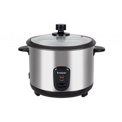 Beper Rice And Steam Rice Cooker And Steamer, 625g Rice, Glass LID