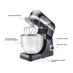 Beper 7L Pastry Mixer With 6 Speeds And Pulse Function - Bread Mixer