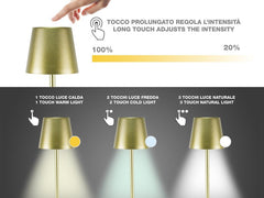 Beper Rechargeable 2IN1 Cristal Table Lamp - Christmas Edition Light