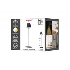 Beper Rechargeable Sofa Lamp, Black