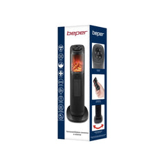 Beper Ceramic Fan Heater Column 2000W Ceramic Black