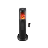 Beper Ceramic Fan Heater Column 2000W Ceramic Black