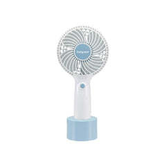 Beper Mini Rechargeable Portable Fan, 3 Speeds, Silent, White, BEP-