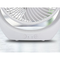 Beper Portable Fan Rechargeable With LED Light 3 Ventilation Speeds