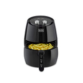 Black & Decker 4.5L Rapid Air Convection Manual Aerofry Airfryer, Blac