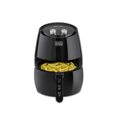 Black & Decker 4.5L Rapid Air Convection Manual Aerofry Airfryer, Blac