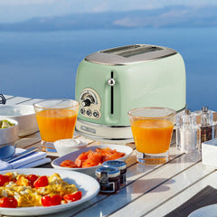 Ariete Vintage 2 Slice Toaster with Pliers 815W Sandwich Maker Retro