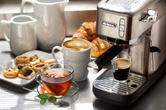 Ariete Metal Espresso Maker 15 Bar 1300W Slim Coffee Machine Auto Shut-Off