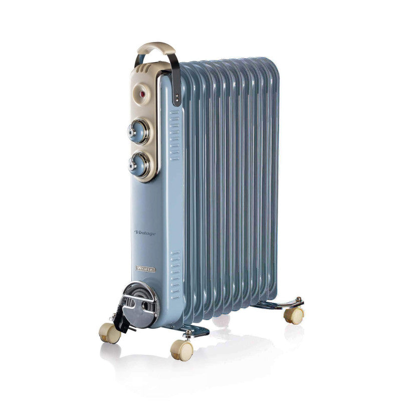 Ariete Vintage Oil Radiator 11 Fins 2500W Electric Heater Retro Design