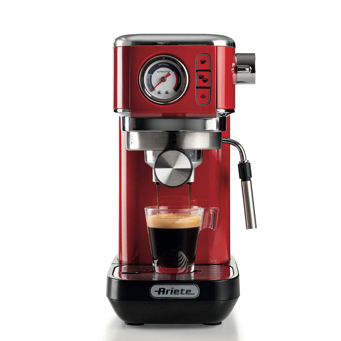 Ariete 1313 Moderna Metal Espresso Maker 1300W 15-Bar Stainless Steel Coffee