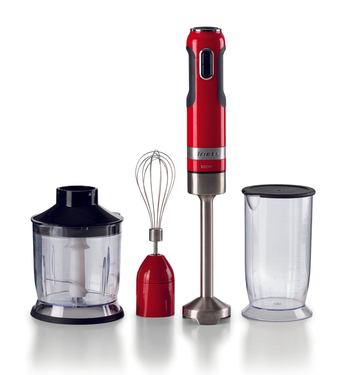 Ariete Moderna 3-in-1 Hand Blender 1000W Chopper Whisk Stainless Steel