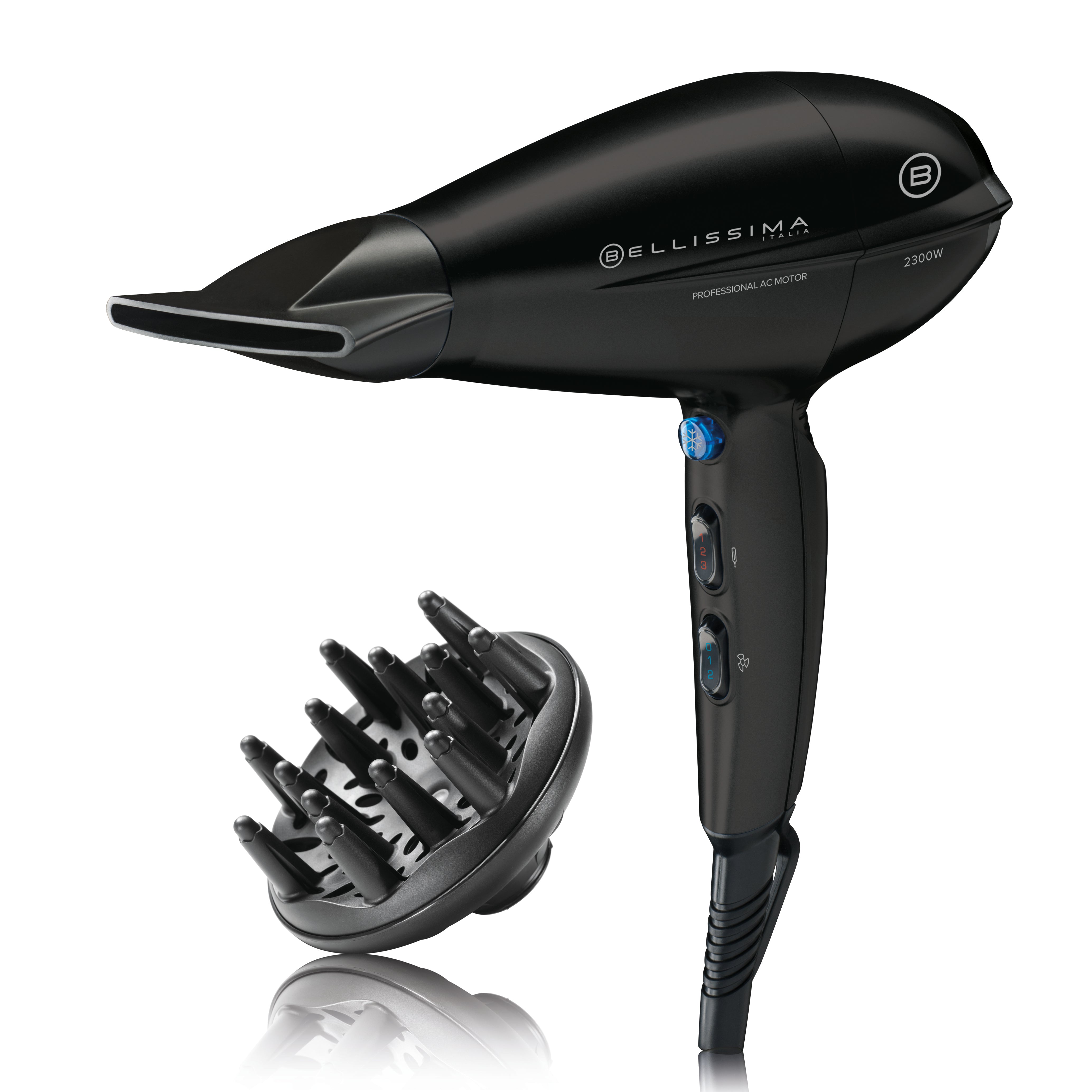 Bellissima 11463X Hairdryer, AC Motor, 2300W