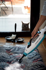 Ariete 10-in-1 Foldable Steam Mop 1500W Multi-Surface Cleaner 4175 Turquoise