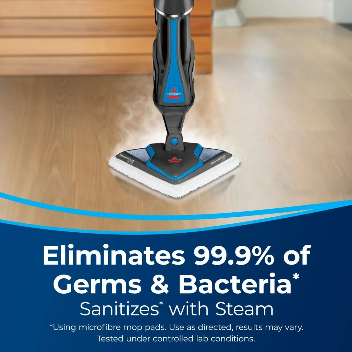 Bissell Lift-Off Steam Mop 1897E 2-in-1 Handheld Steamer and Hard Floor Mop
