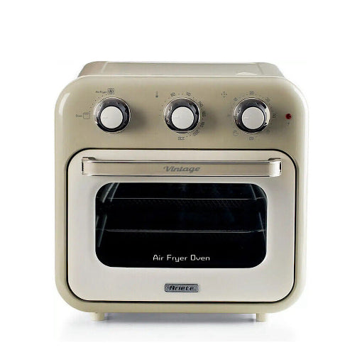 Ariete Vintage Air Fryer Oven 16L 1400W Rotisserie Healthy Fryer Retro