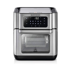 Black & Decker 12L 1500W Air Fryer Oven Digital Temperature Control 10 Presets