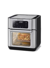 Black & Decker 12L 1500W Air Fryer Oven Digital Temperature Control 10 Presets