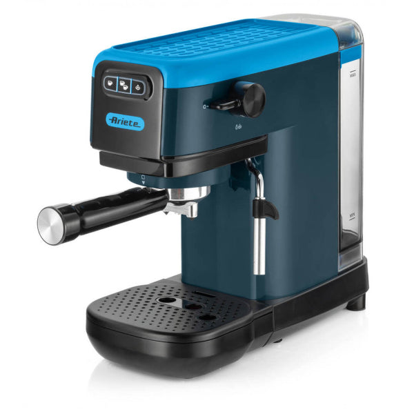 Ariete 1399 Espresso Machine 15 Bar 1300W Compact Coffee Maker Frother