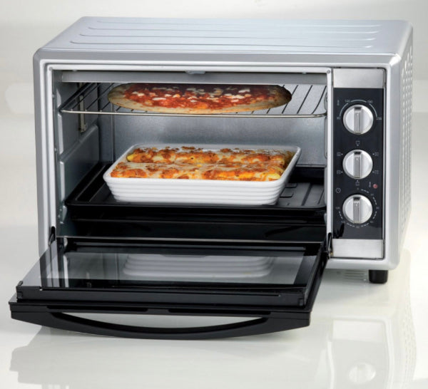 Ariete 56L Electric Oven 2200W Convection Rotisserie & Inner Light Oven Black