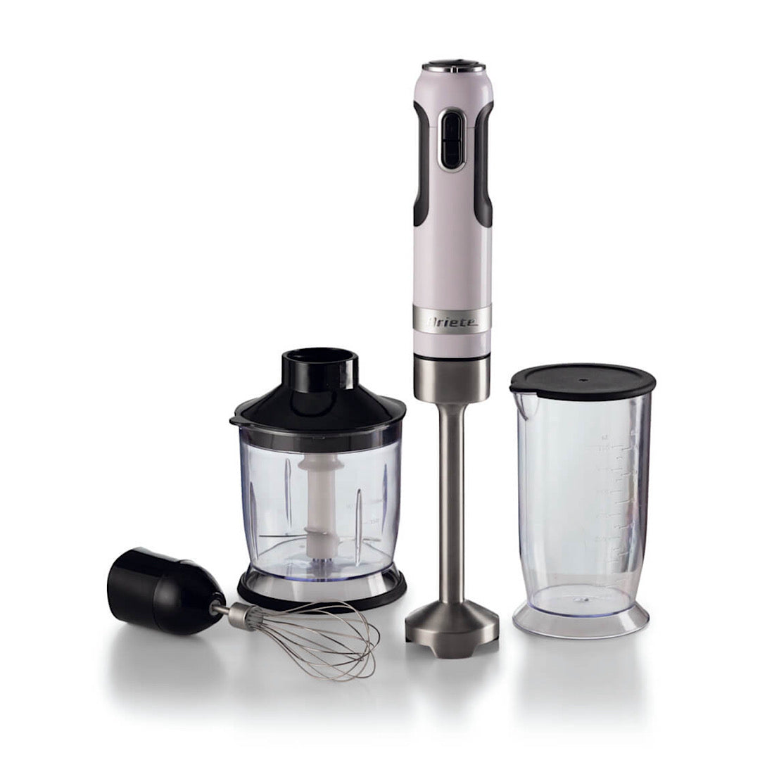 Ariete Moderna 3-in-1 Hand Blender 1000W Chopper Whisk Stainless Steel