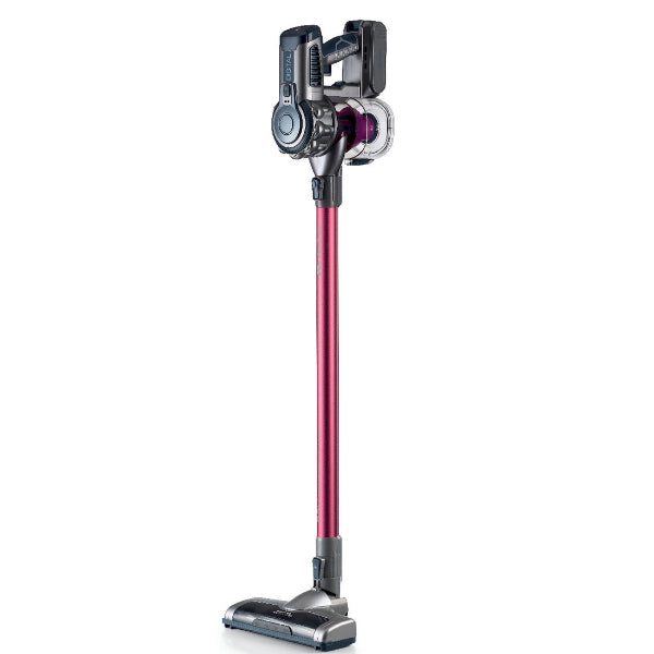 Ariete 2758 Cordless Stick Vacuum 22.2V Pink Digital Motor 2-in-1 Handheld