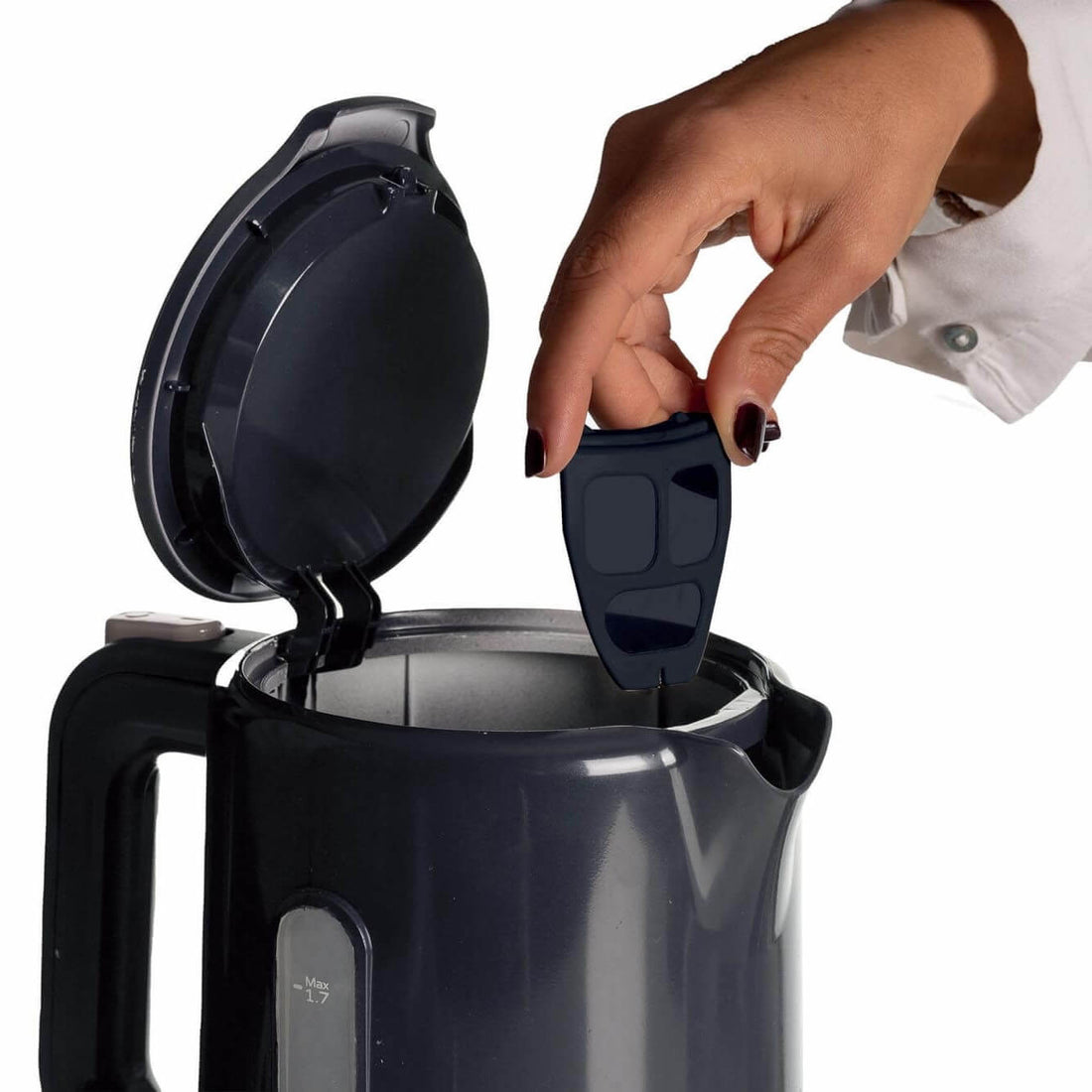 Ariete Blue Light Glass Kettle 2200W 1.7L LED Illuminated Electric Water Pot