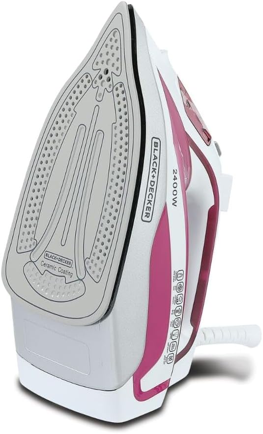 Black & Decker Black+Decker Steam Iron 2400W With Ceramic Soleplate