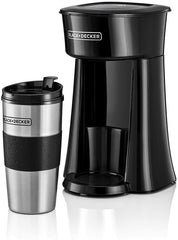 Black & Decker Coffee Machine 650W Personal Brewer 360ml Travel Cup DCM35