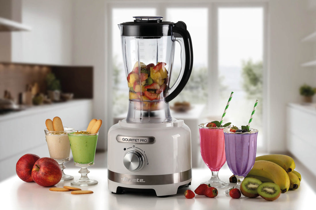 Ariete Moderna Food Processor 1000W 3L Bowl Blender Juicer Slicer