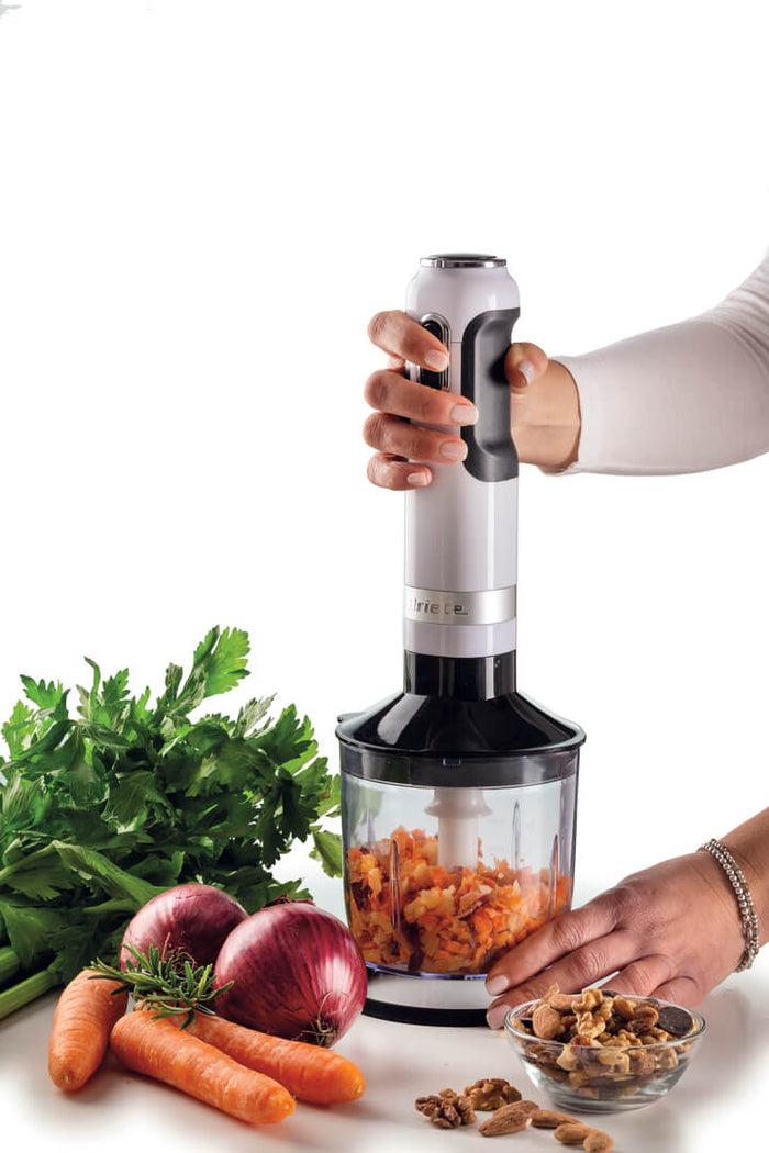 Ariete Moderna 3-in-1 Hand Blender 1000W Chopper Whisk Stainless Steel