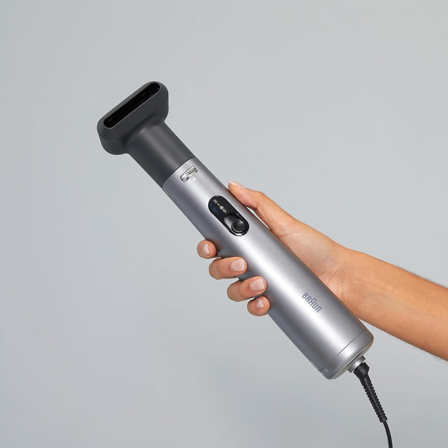 Braun Airstyler As430Sde 1000W Super Ionic Hot Air Brush Paddle Brush Grey