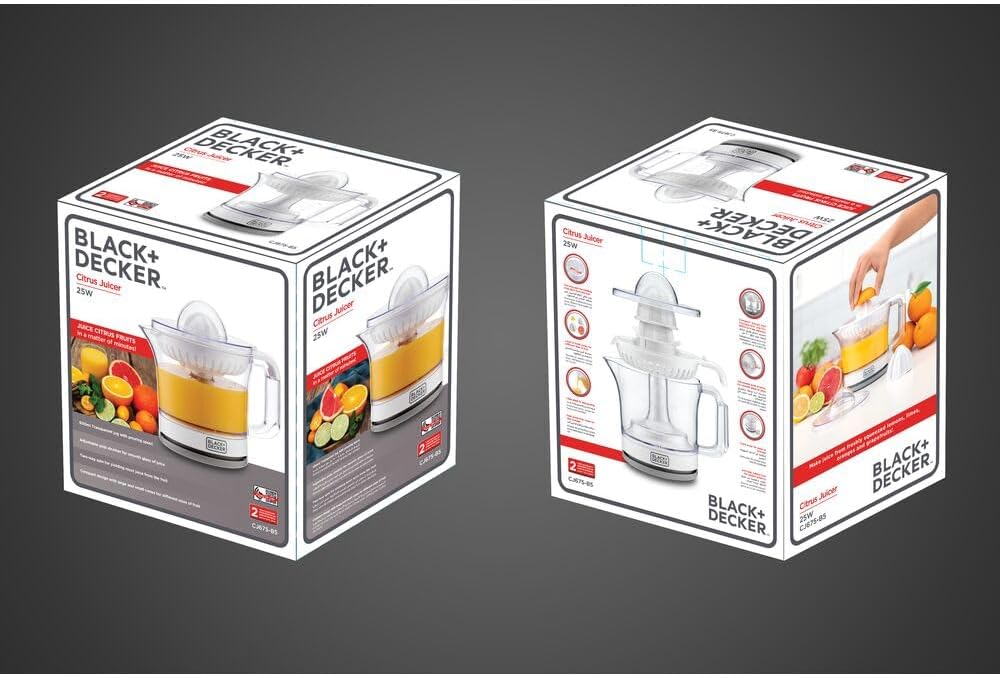 Black & Decker Citrus Juicer 600 Ml