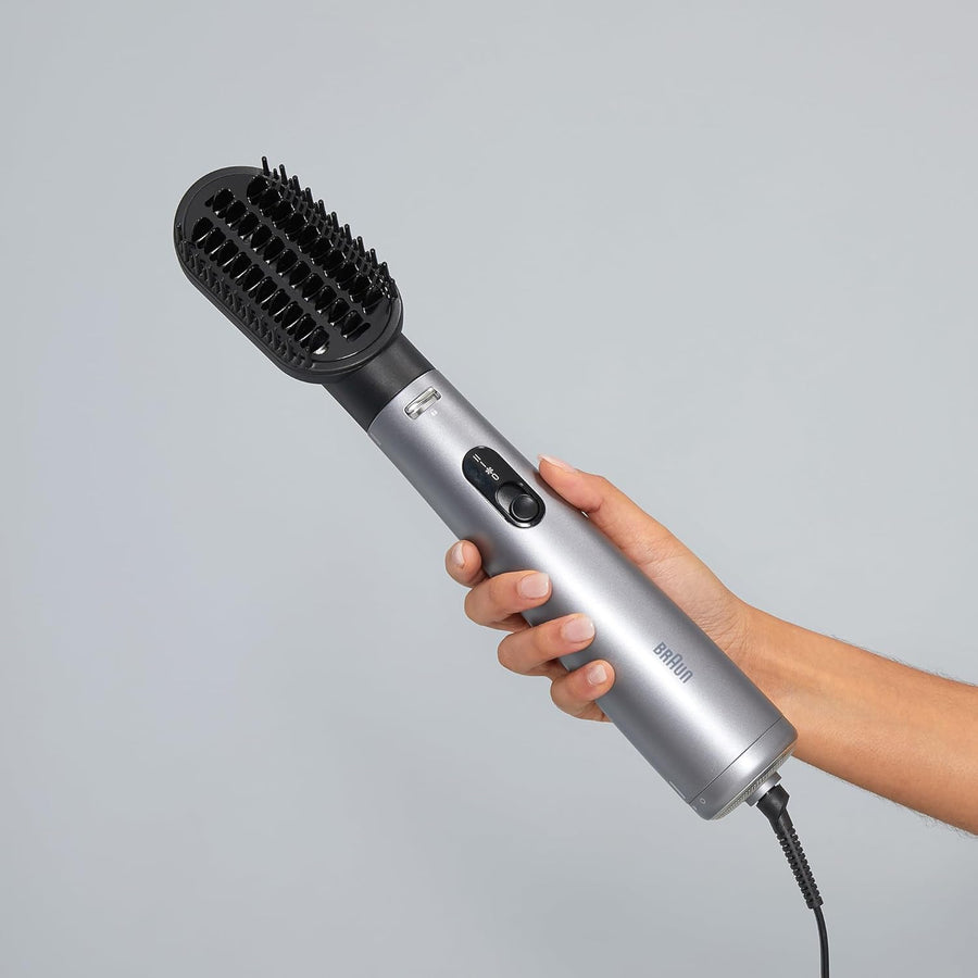 Braun Airstyler As430Sde 1000W Super Ionic Hot Air Brush Paddle Brush Grey