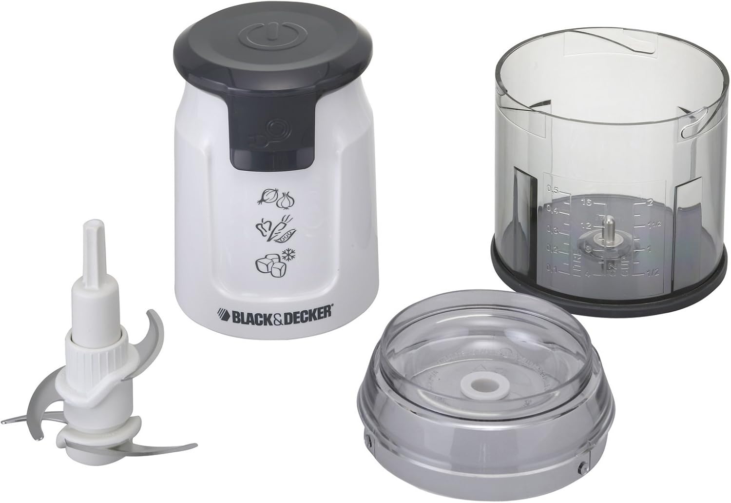 Black & Decker 500W Vertical Dual Blade Chopper