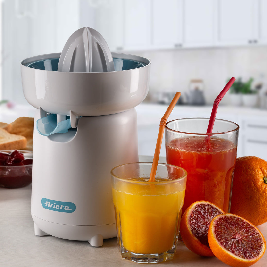 Ariete Electric Citrus Juicer 40W Double Cone Easy-Pour Spout Juice Extractor