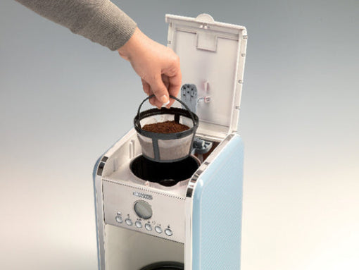 Ariete Vintage Drip Coffee Maker 12 Cup Programmable Timer Retro Filter