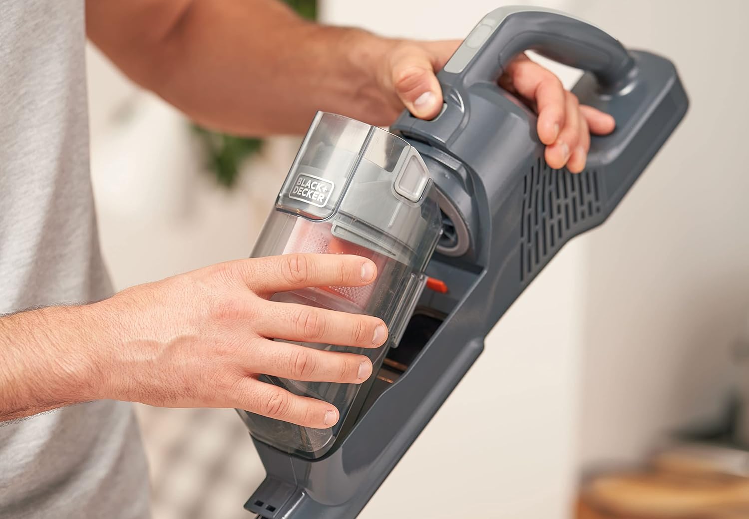 Black+Decker BHFEA520J 3-in-1 Cordless Vacuum – 18V, Turbo Brush + Handheld vaccum cleaner