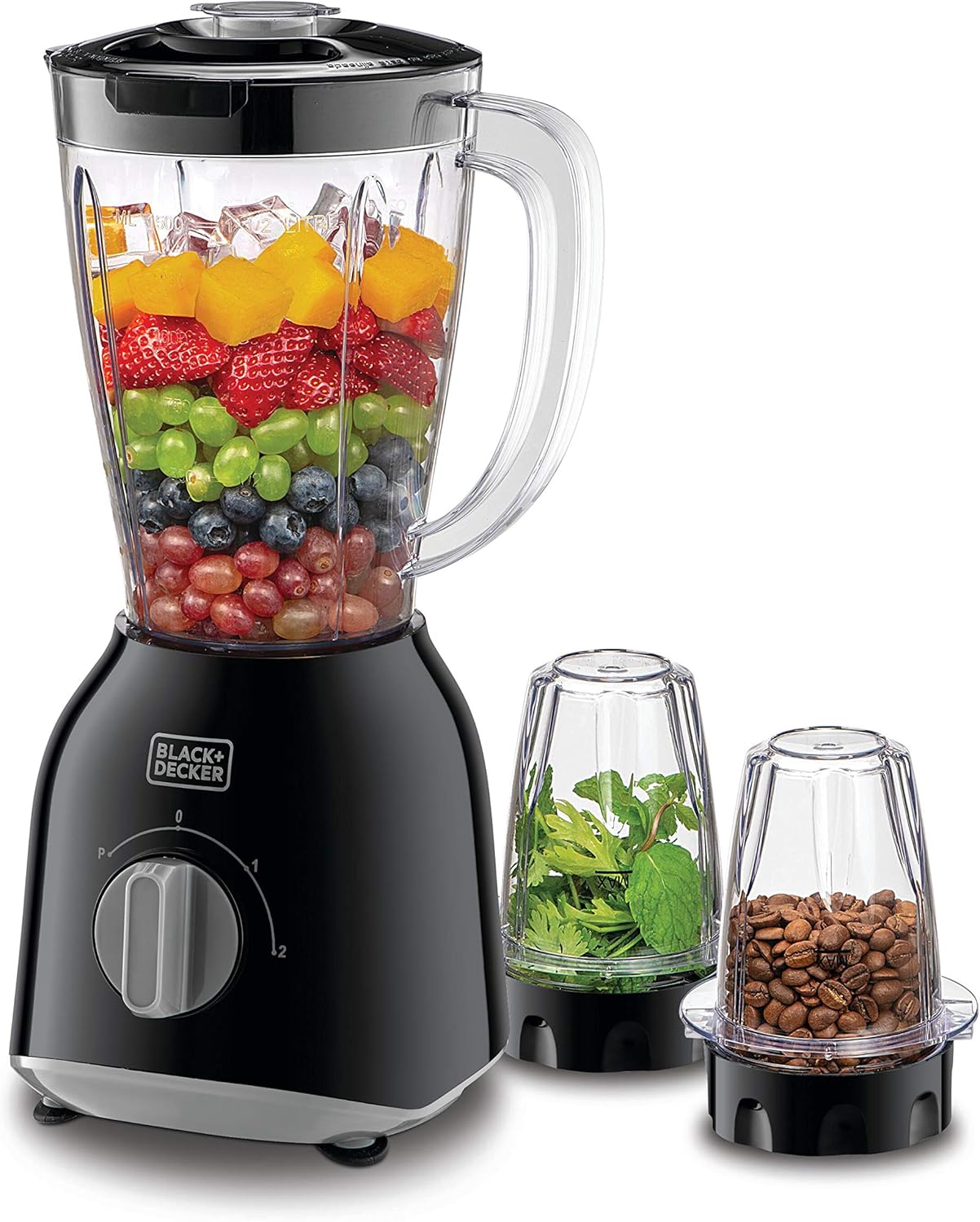 Black & Decker Blender 400W 5 Blender With 2 X Grinder Mills,
