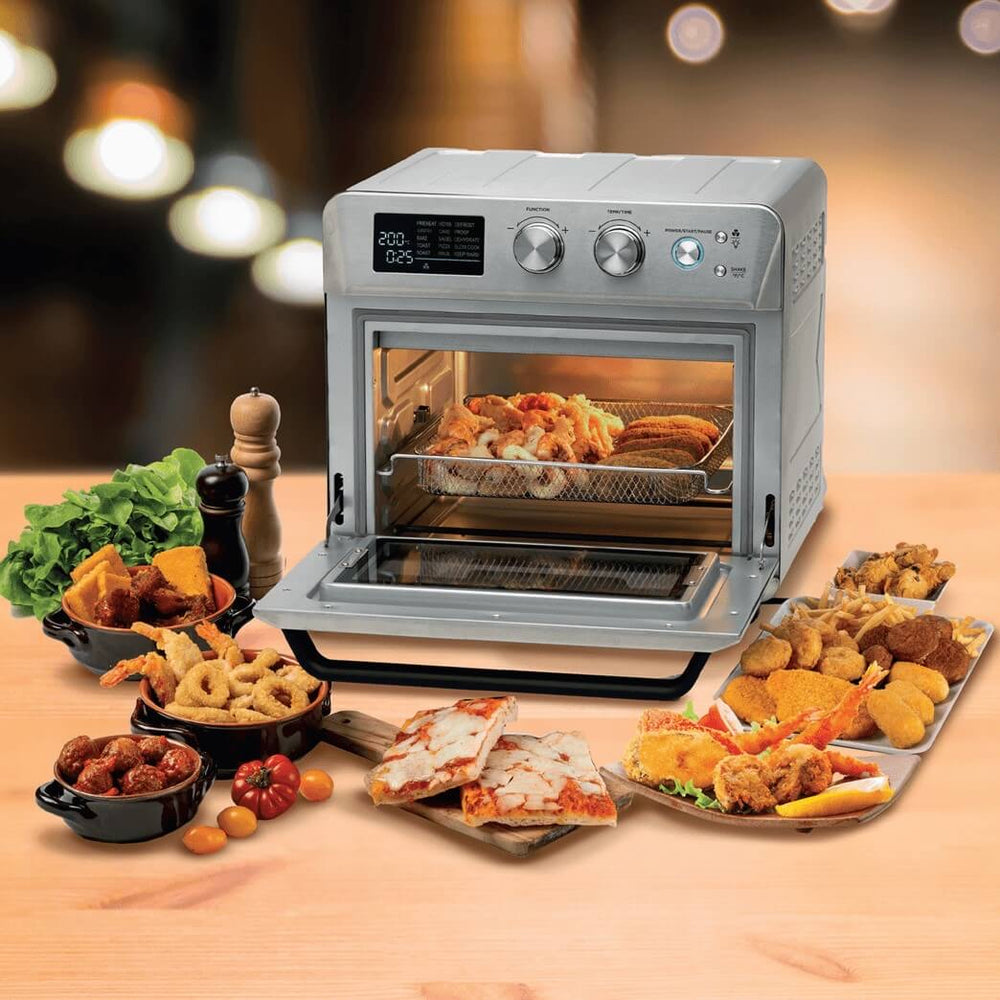 Ariete 25L Air Fryer Oven 15 Programs Rotisserie & Dehydrator Stainless
