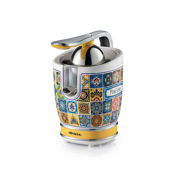 Ariete PRO Citrus Juicer 85W Lever-Press Stainless Steel Cone Positano 413/04