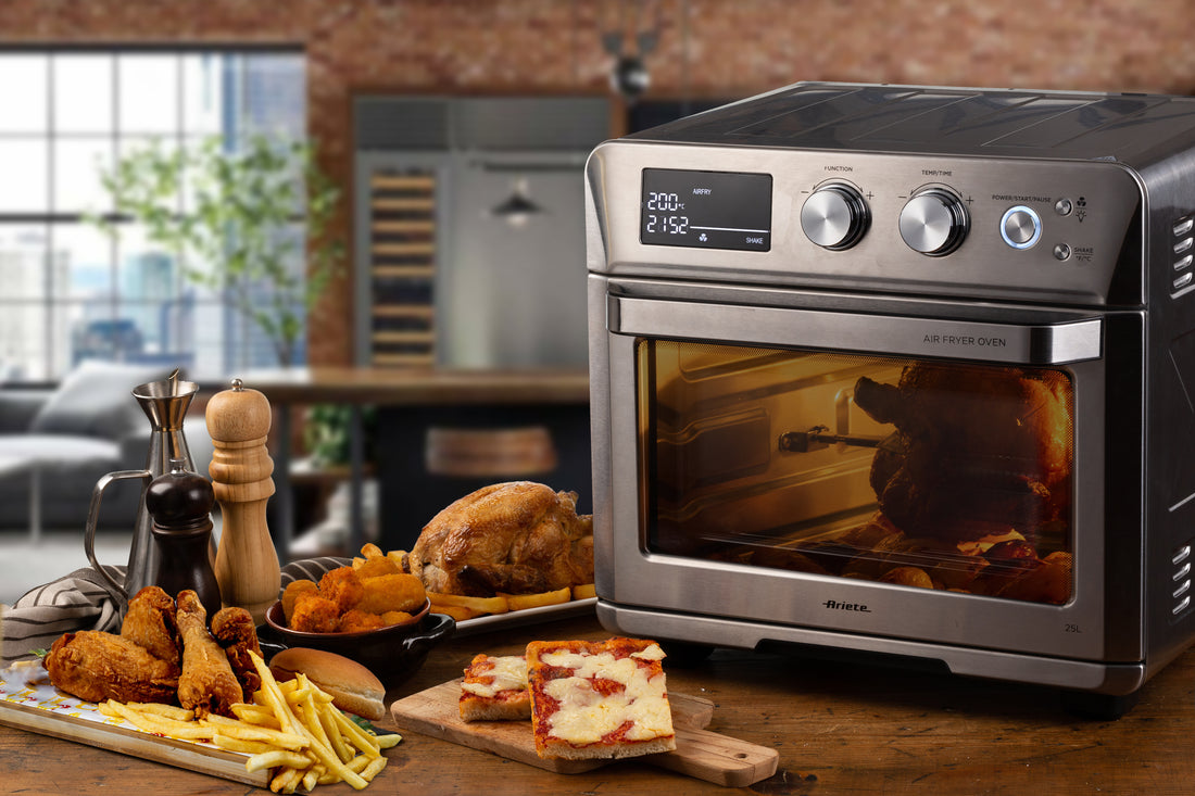 Ariete 25L Air Fryer Oven 15 Programs Rotisserie & Dehydrator Stainless