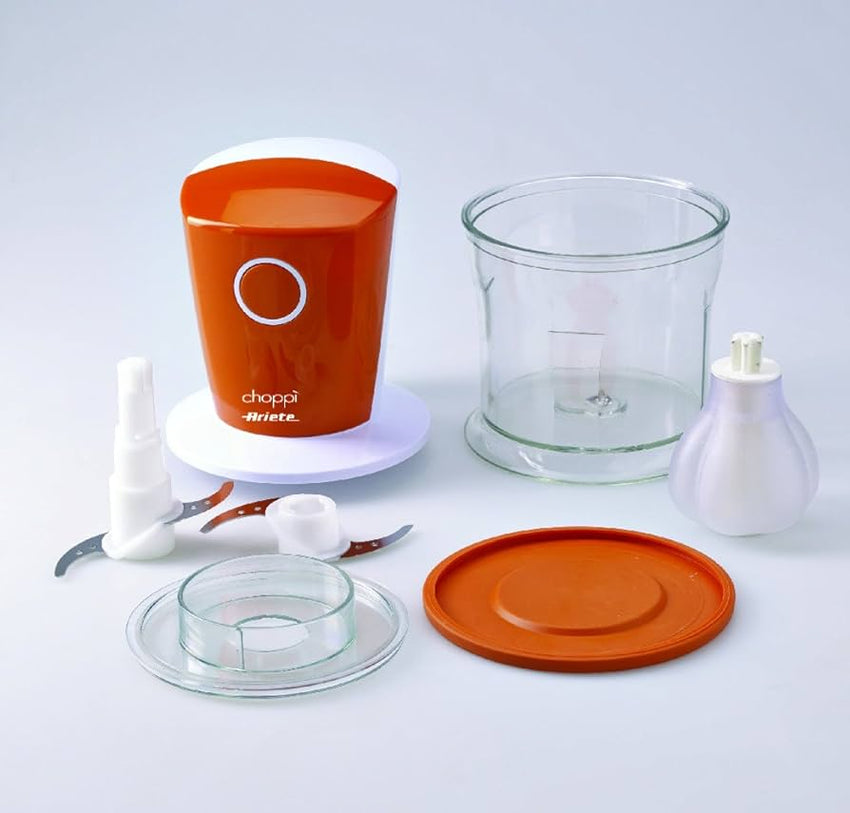 Ariete Mini Food Chopper & Garlic Processor Electric One-Touch Mincer