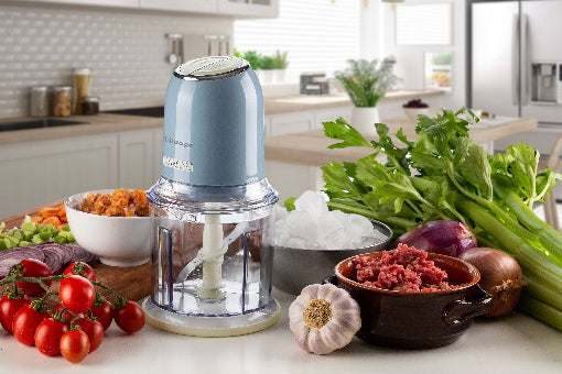 Ariete Vintage Food Chopper 600ml 400W 4 Stainless Steel Blades Electric