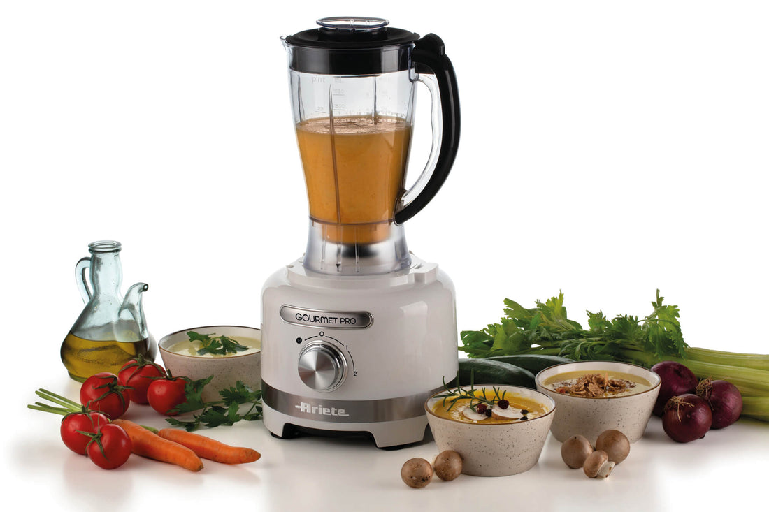 Ariete Moderna Food Processor 1000W 3L Bowl Blender Juicer Slicer